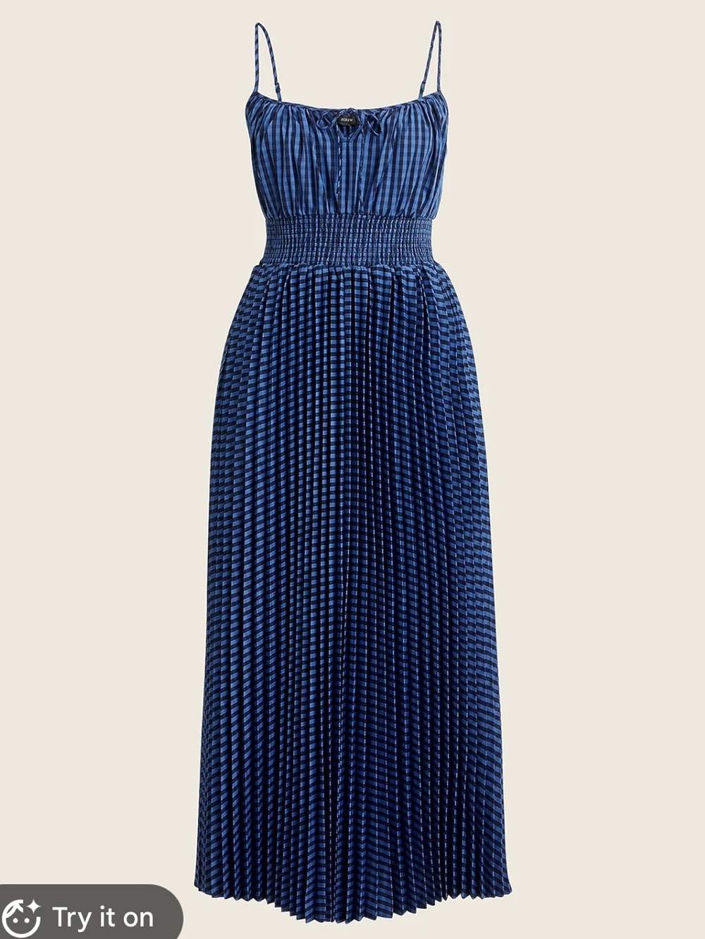 Jcrew Plaid Pleated Dress